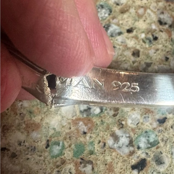 David Yurman Read Broken 28 grams SSilver Cuff Bracelet - Picture 8 of 12